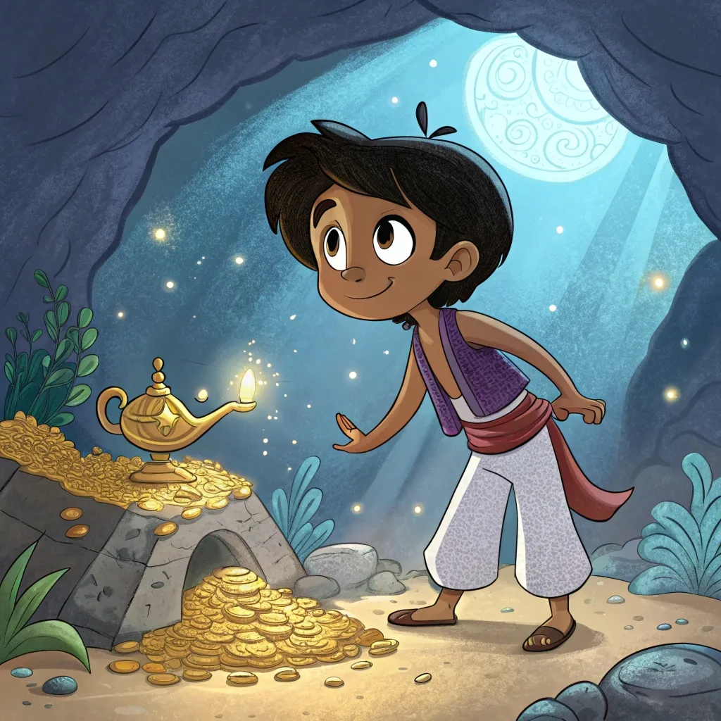 1. Казка про Аладдіна і чарівну лампу