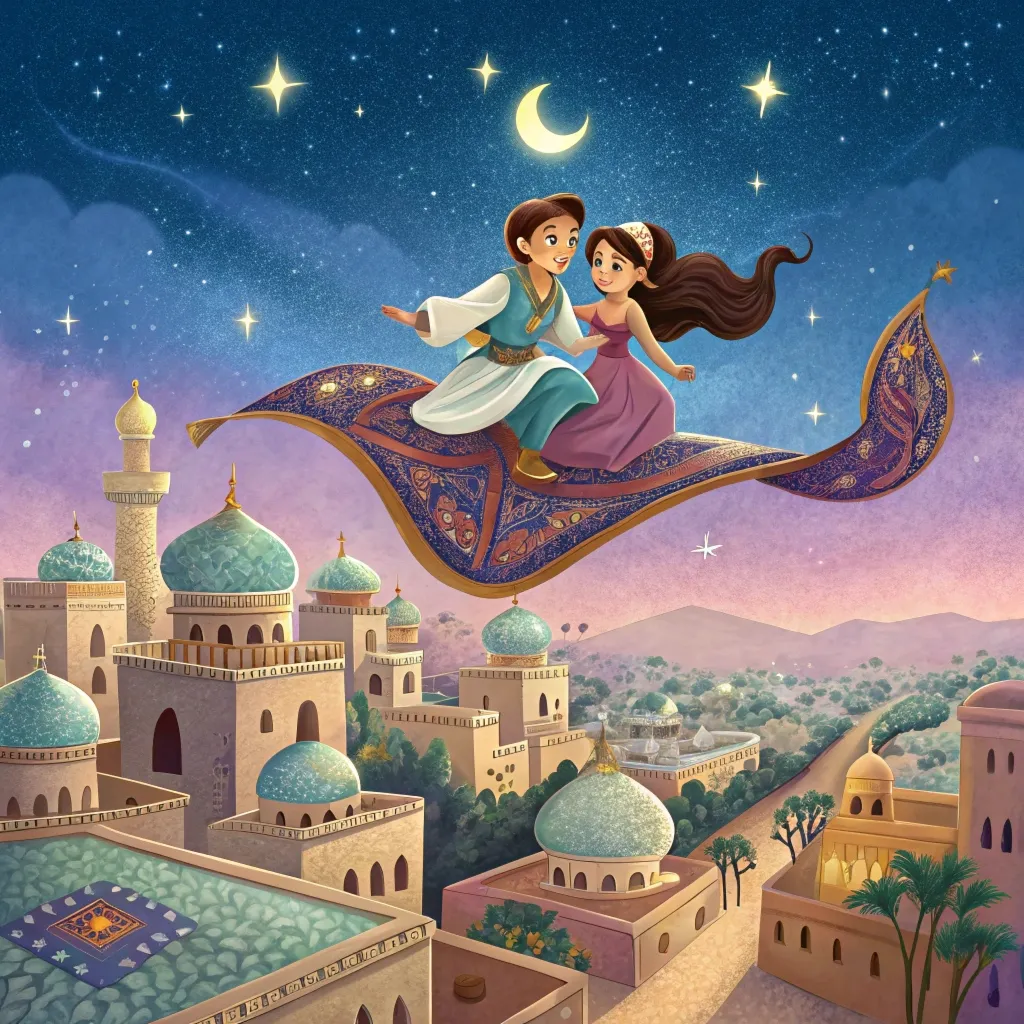 4. Казка про Аладдіна і чарівну лампу