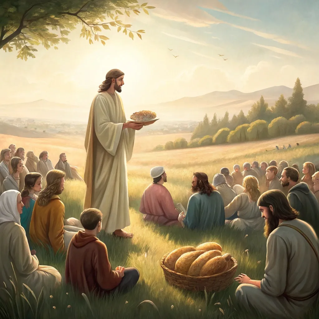 Біблійна історія: Чудове насичення п'яти тисяч людей