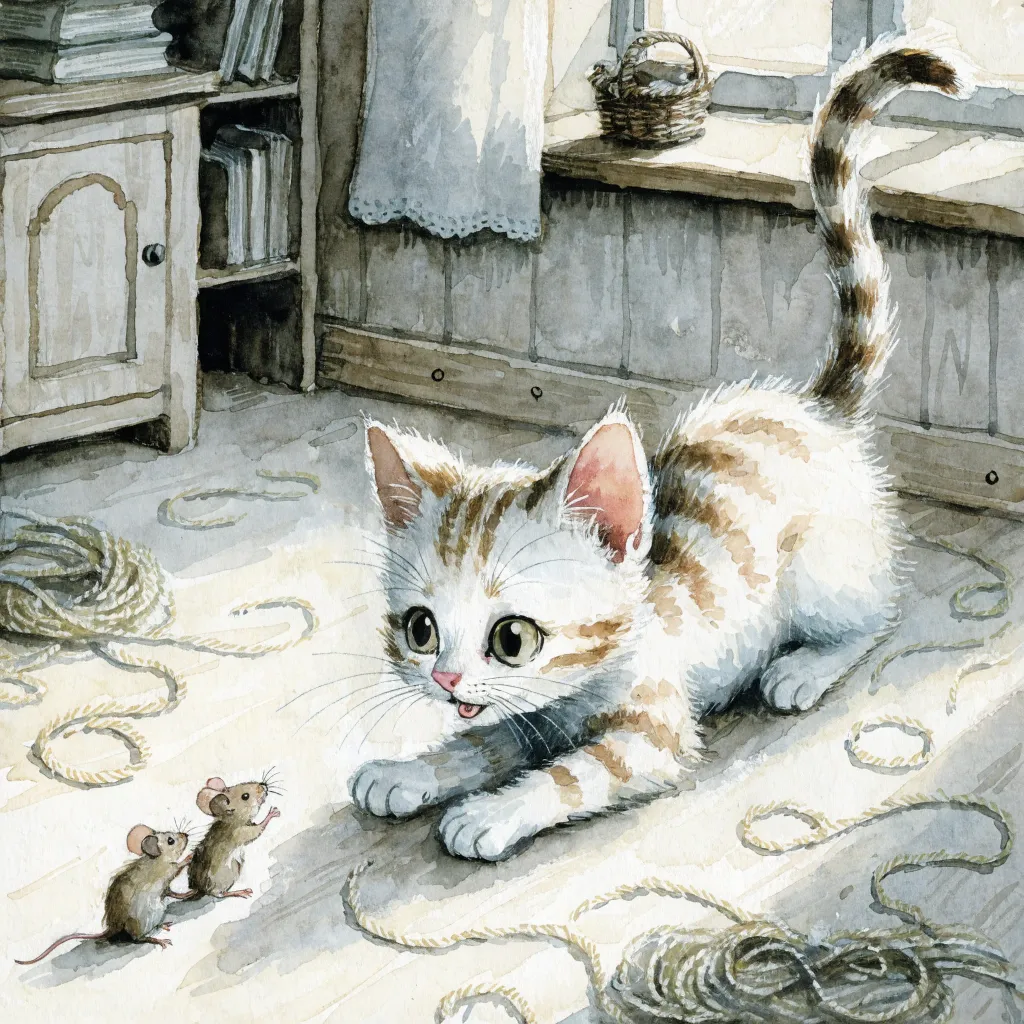 Кошеня Барсик і мишенята