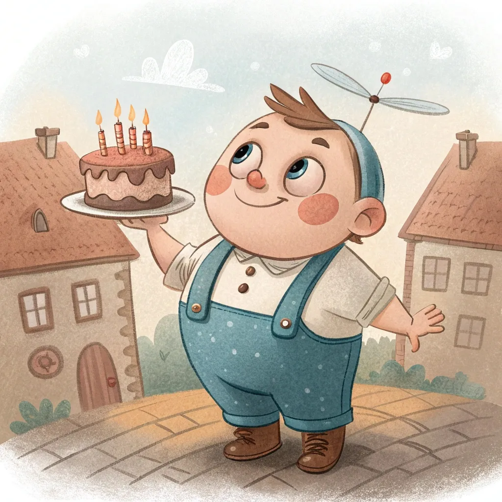 8. Малий і Карлсон - Карлсон приходить на іменини