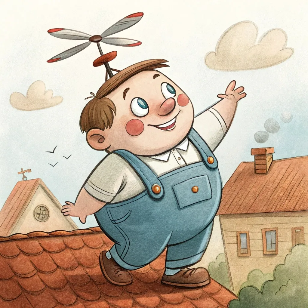 5. Малий і Карлсон - Карлсон жартує