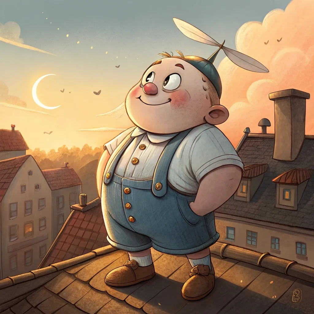 1. Малий і Карлсон, що живе на даху