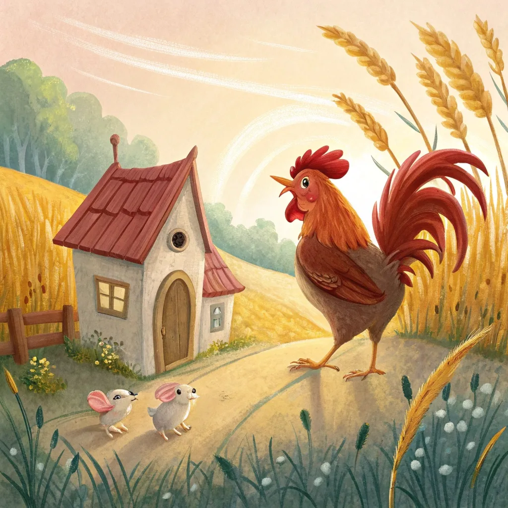 Півник та двоє мишенят