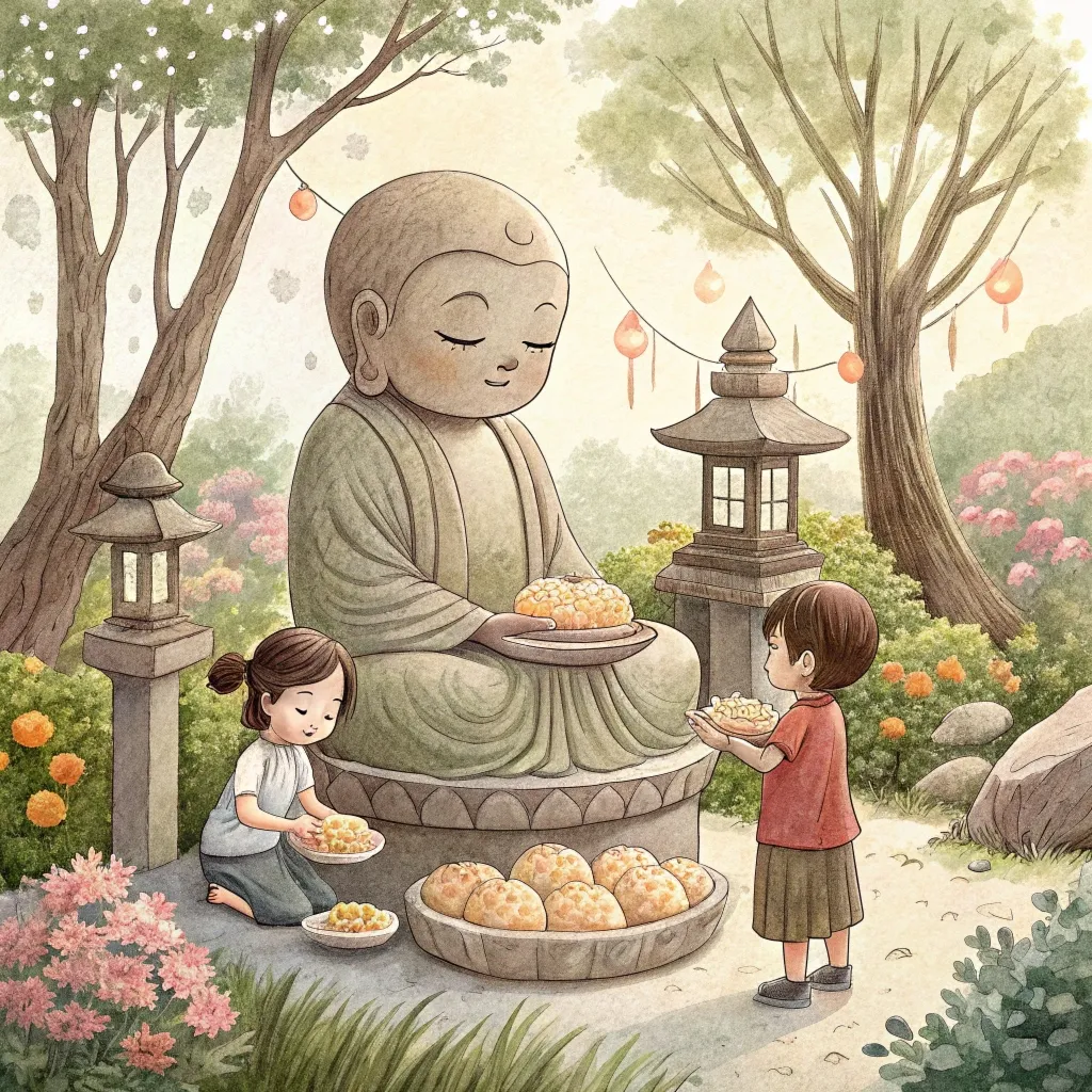 Про божество Дзідзо, якому смакували коржики