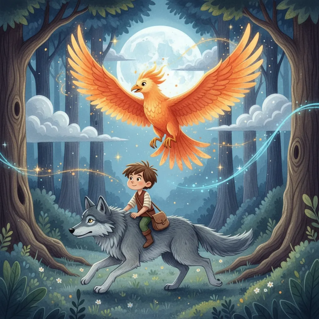 Про жар-птицю та вовка