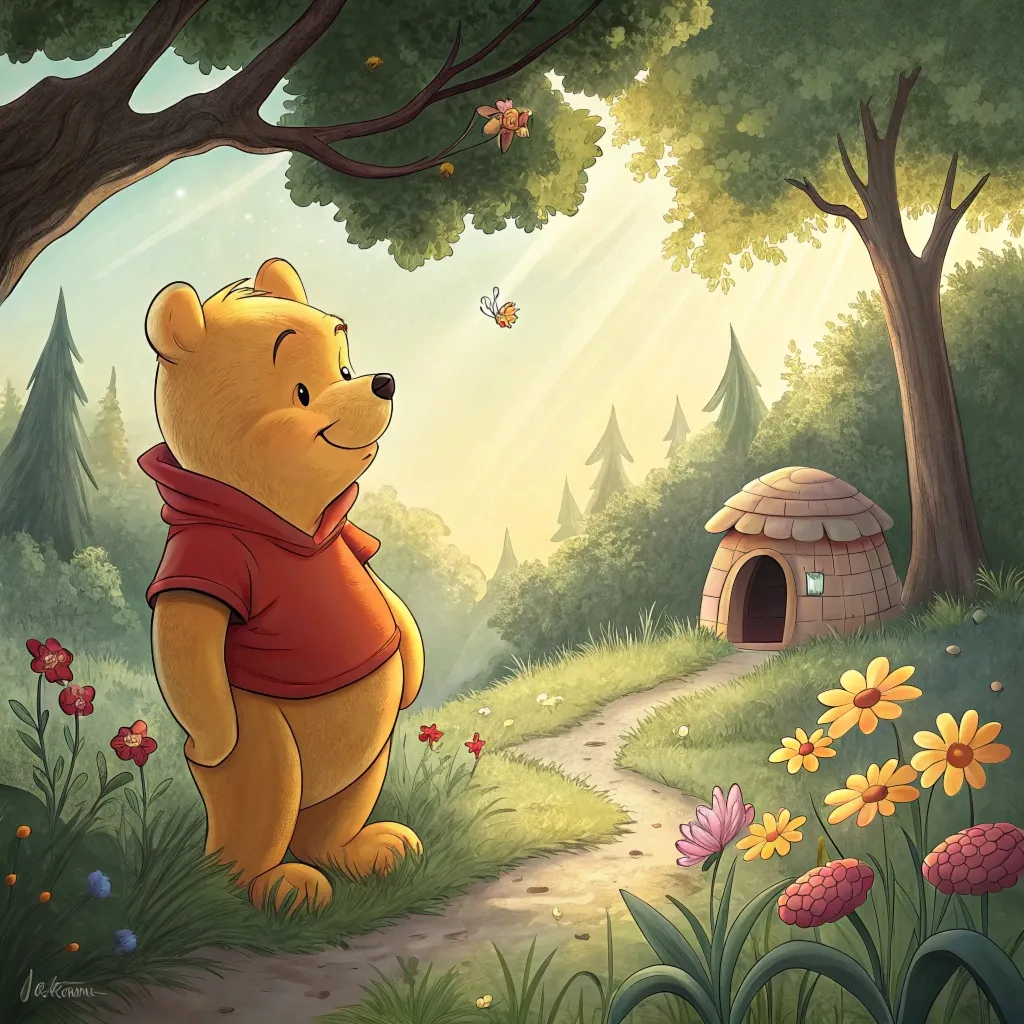 Вінні-Пух та його друзі (11 частина- На Пуховій Галявці ставлять хатку)