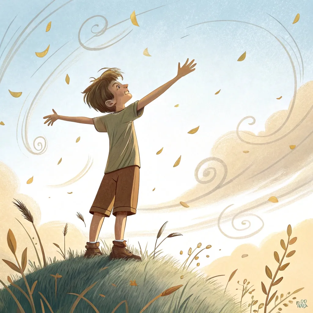 Хлопчик і вітер