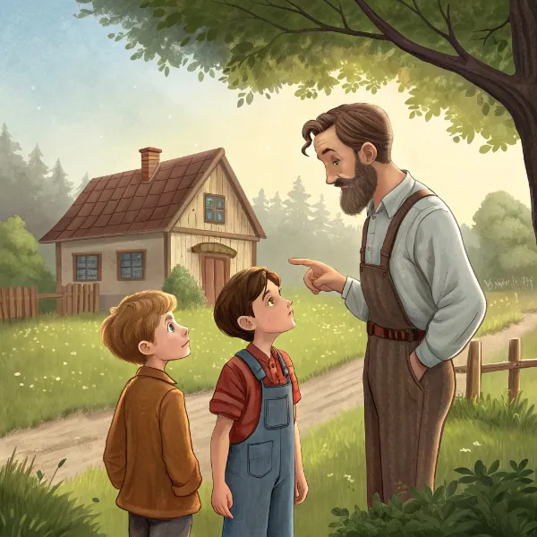 Бідний чоловік та його сини