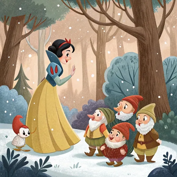 Білосніжка і сім гномів