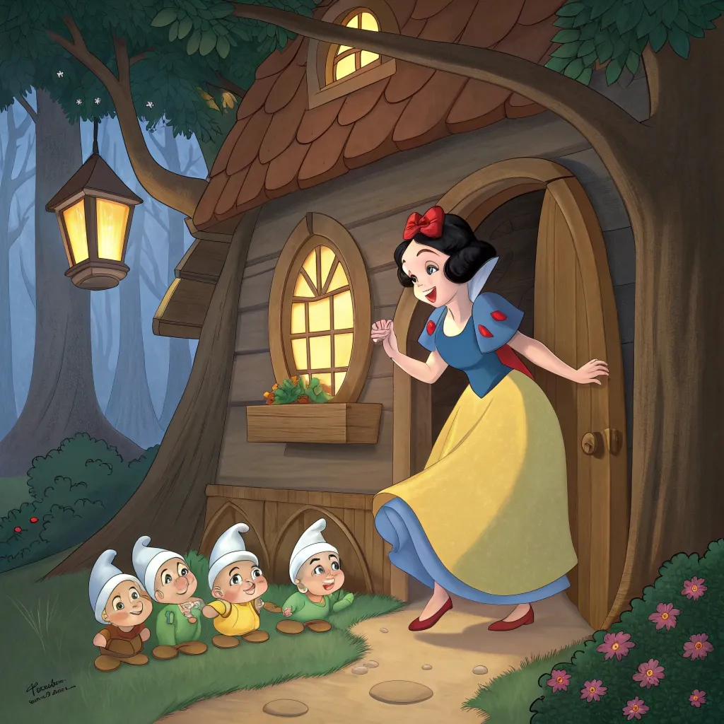 Білосніжка і сім гномів