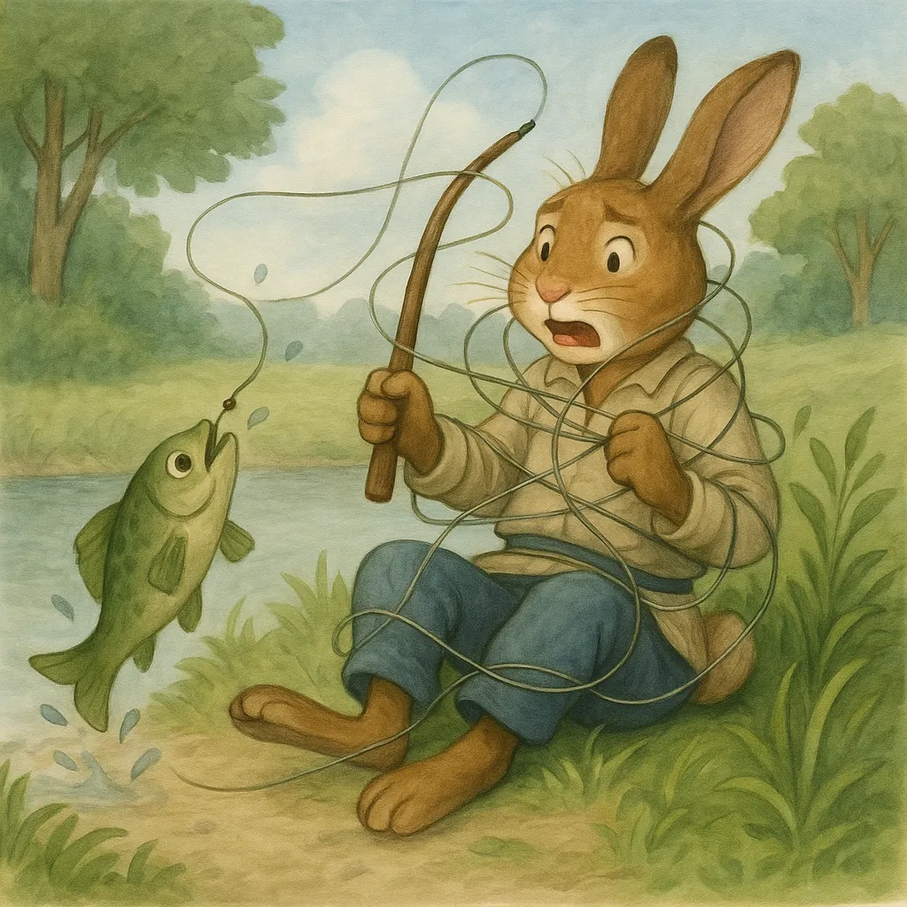 Братчик Кролик — риболов