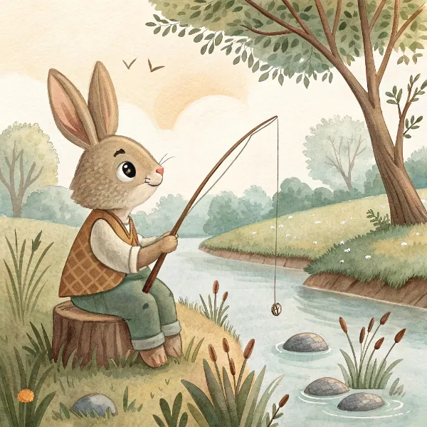 Братчик Кролик — риболов