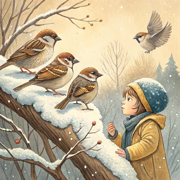 Це горобці плачуть від холоду