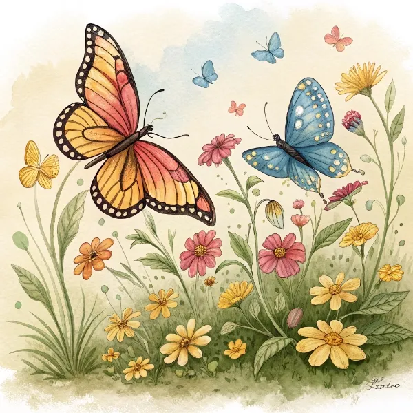 Два метелики