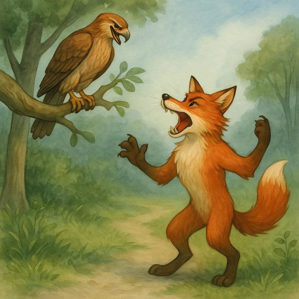 Як Братчик Канюк перехитрував Братчика Лиса