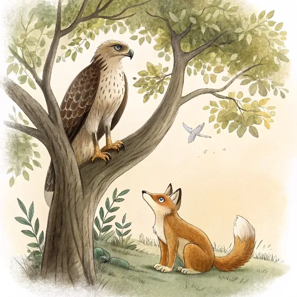 Як Братчик Канюк перехитрував Братчика Лиса