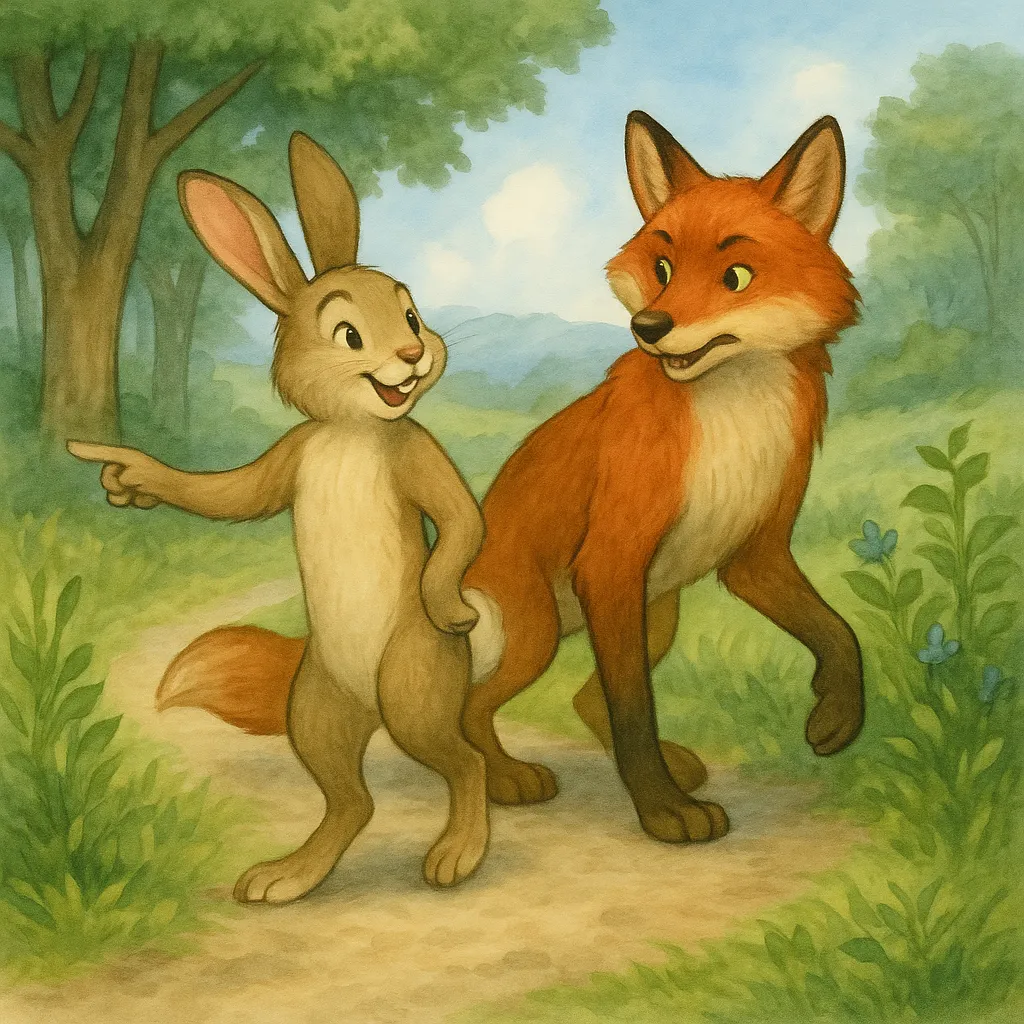 Як Братчик Кролик перехитрив Братчика Лиса