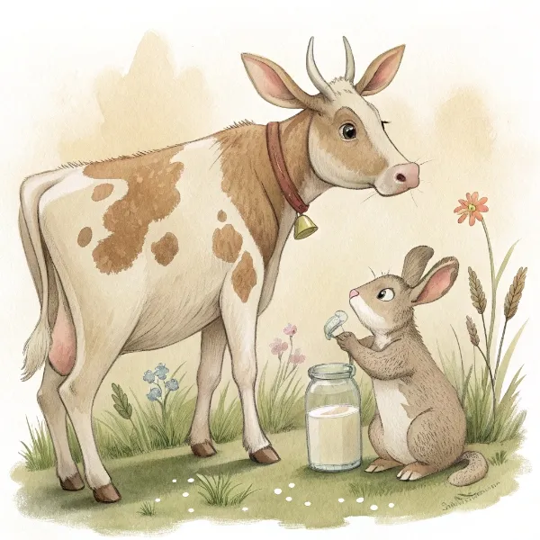 Як Братчик Кролик видоїв Матінку Корову