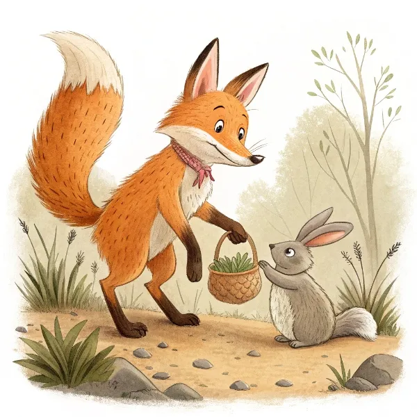 Як Братчик Лис полював, а здобич дісталася Братчику Кролику