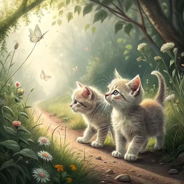 Як кошенята пішли на прогулянку