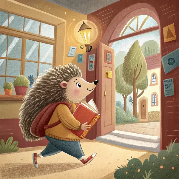 Як маленький їжачок школу полюбив