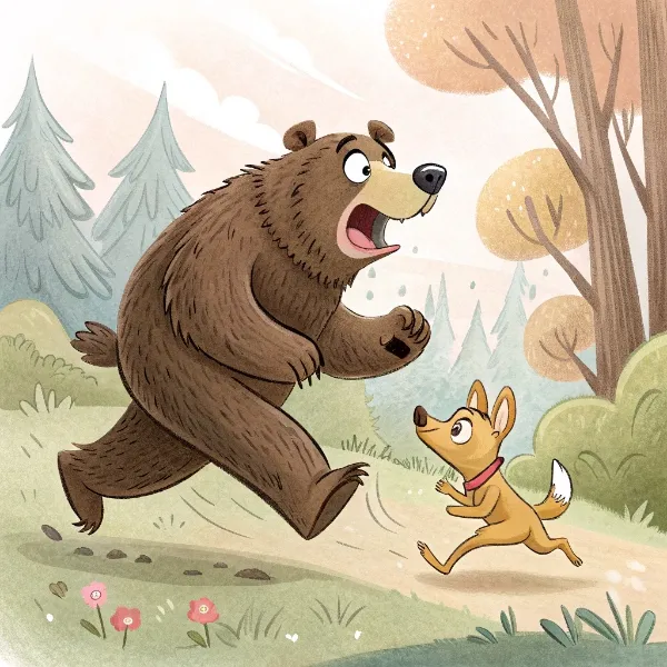 Як ведмідь тікав від Жужі