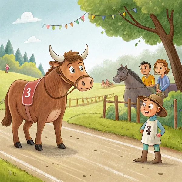 Як віл бігав наввипередки з конем