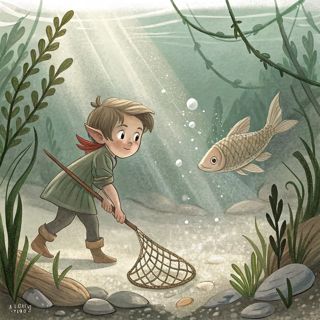 Як водяник Рачок врятував коропика