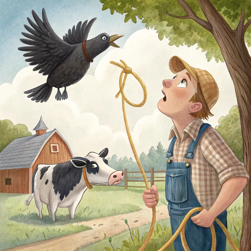 Як ворона украла корову