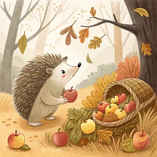 Як Їжачок готувався до зими