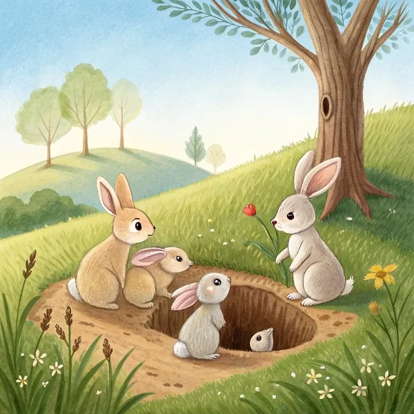 Казка про маленьких кроленят