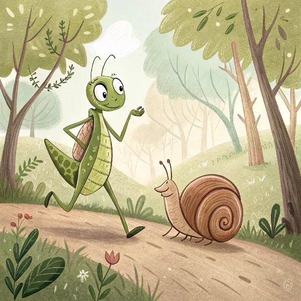 Коник і равлик