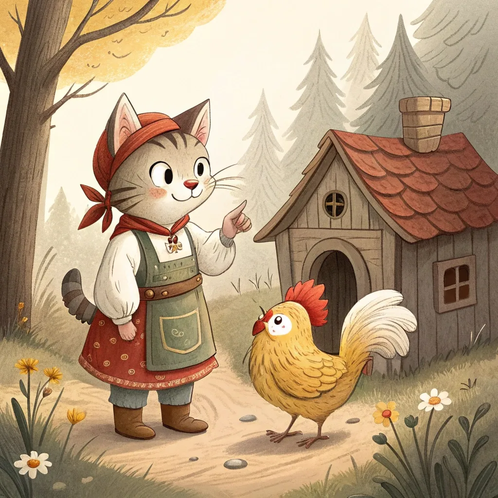 Котик і півник