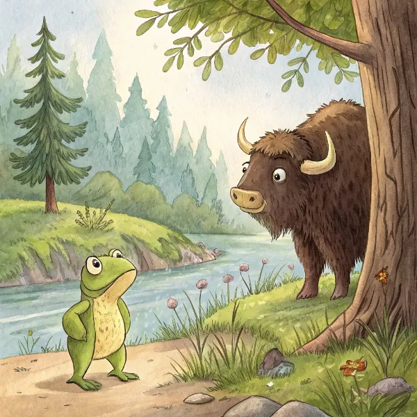 Квакля і велетень