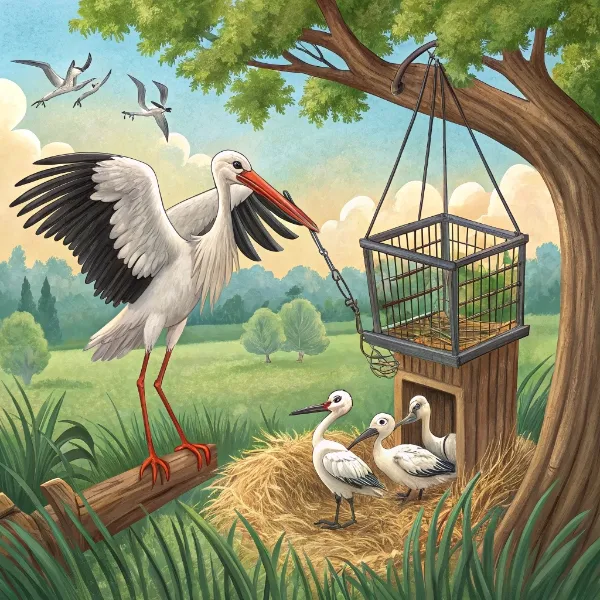 Лелека Олекса і пастка для журавлів