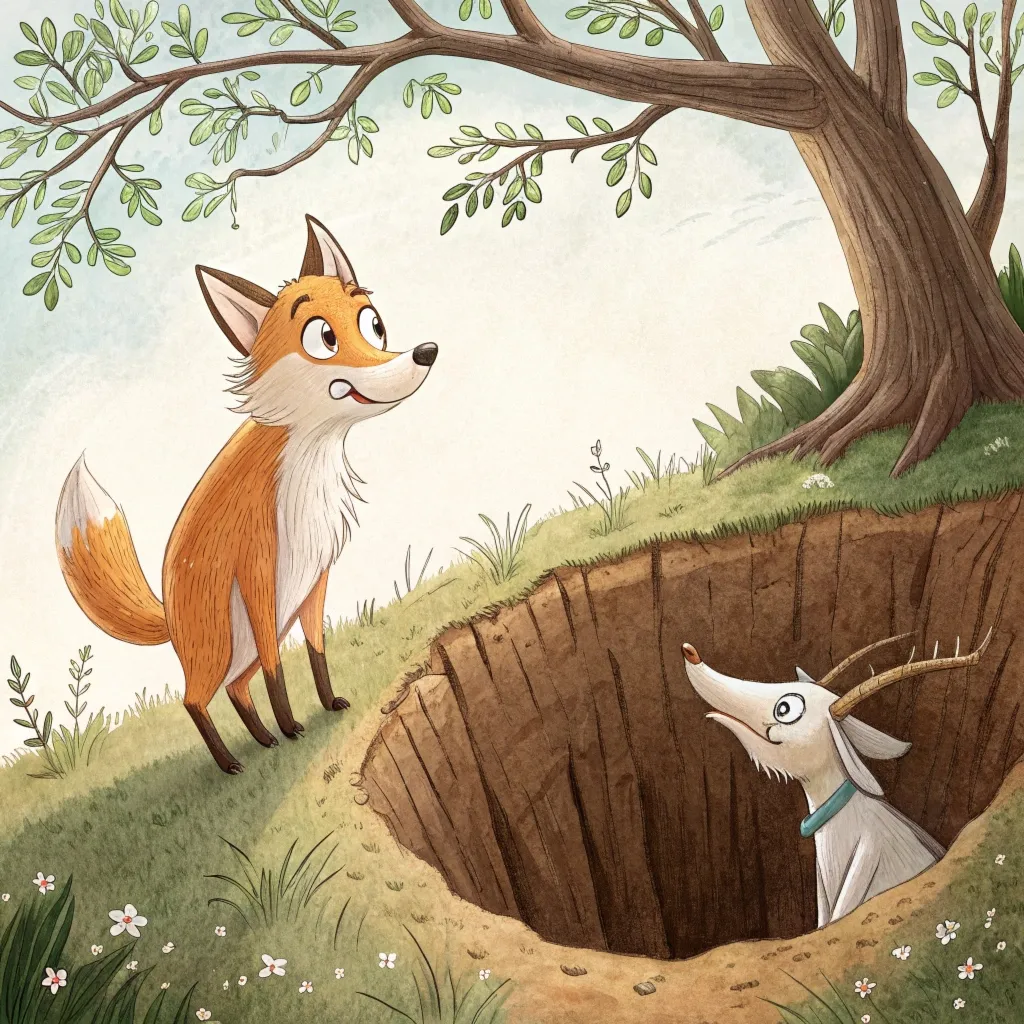 Лисиця і Цап у ямі