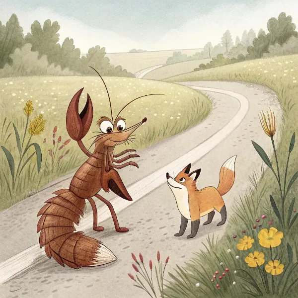 Лисиця та рак