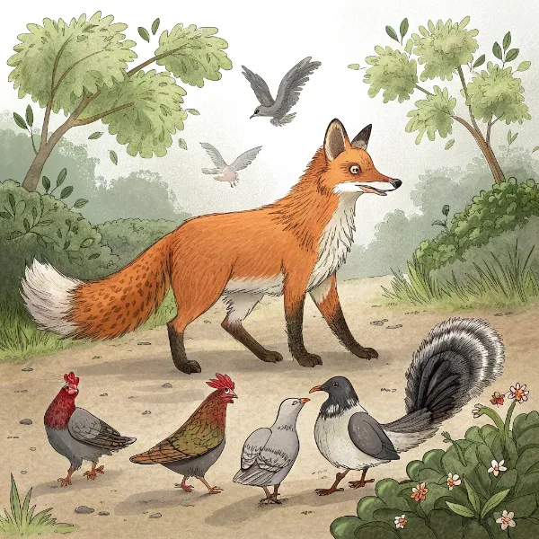 Лисичка-черничка