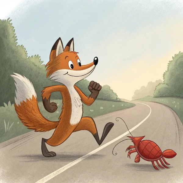 Лисичка і рак