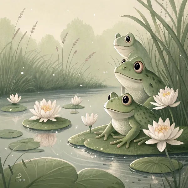 Маленьке зелене жабенятко