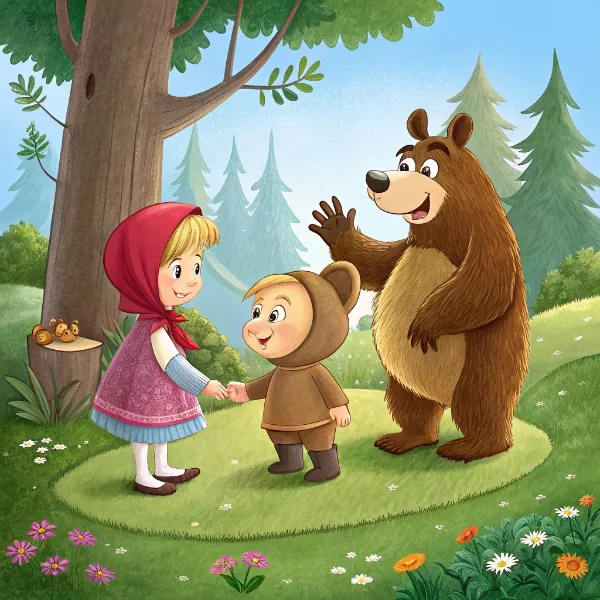 Маша і ведмідь – як обидва знайшли друга