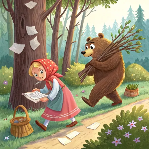 Маша і ведмідь – Як вони прибирали ліс