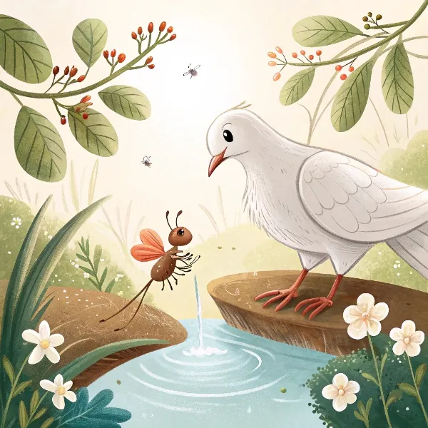 Мурашка та Голубка: Історія про дружбу