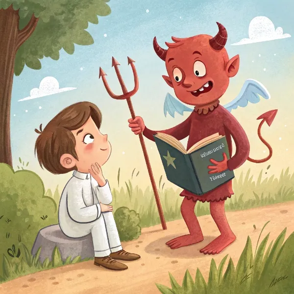 Парубок і чорт