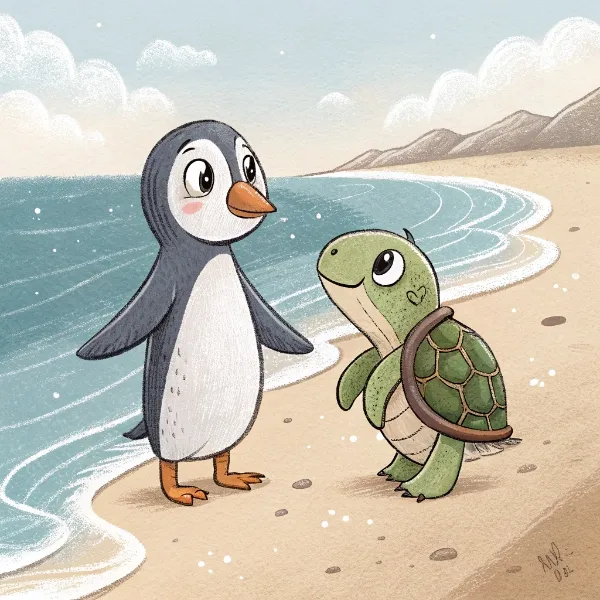 Пінгвіня Джо та черепашка Джейн