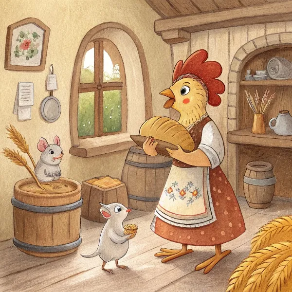 Півник і двоє мишенят