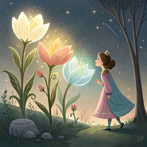 Принцеса і три магічні квітки