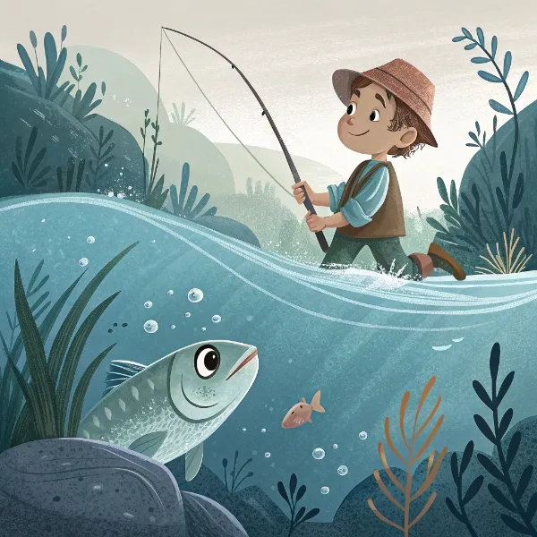 Про коропчика і неслухняного рибака