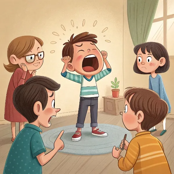 Про Отiка, який постійно верещав і кричав